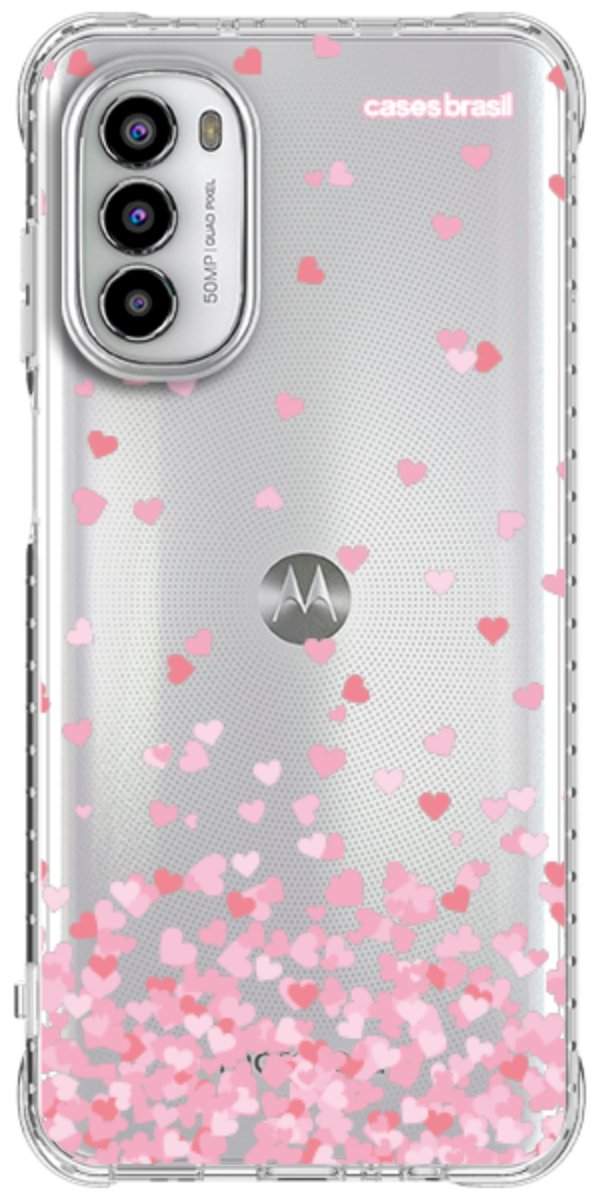 Capinha para Celular Corações Flutuantes