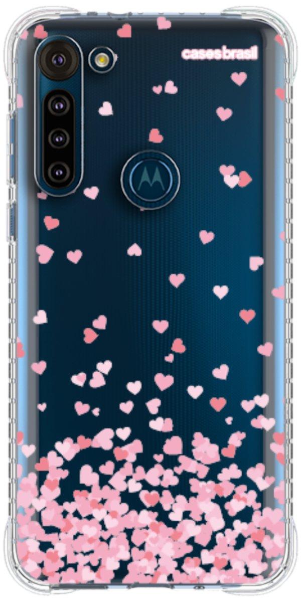 Capinha para Celular Corações Flutuantes