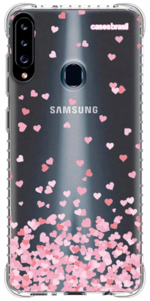Capinha para Celular Corações Flutuantes
