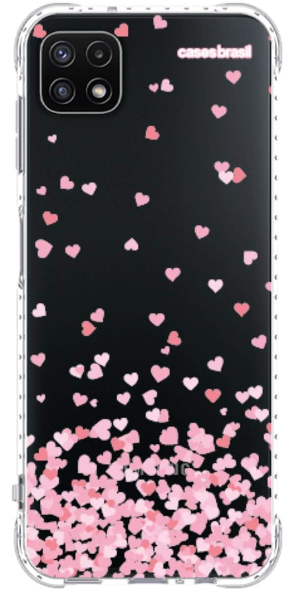 Capinha para Celular Corações Flutuantes