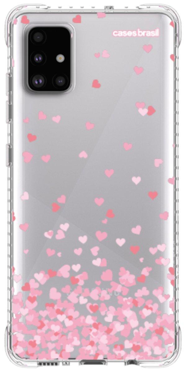 Capinha para Celular Corações Flutuantes