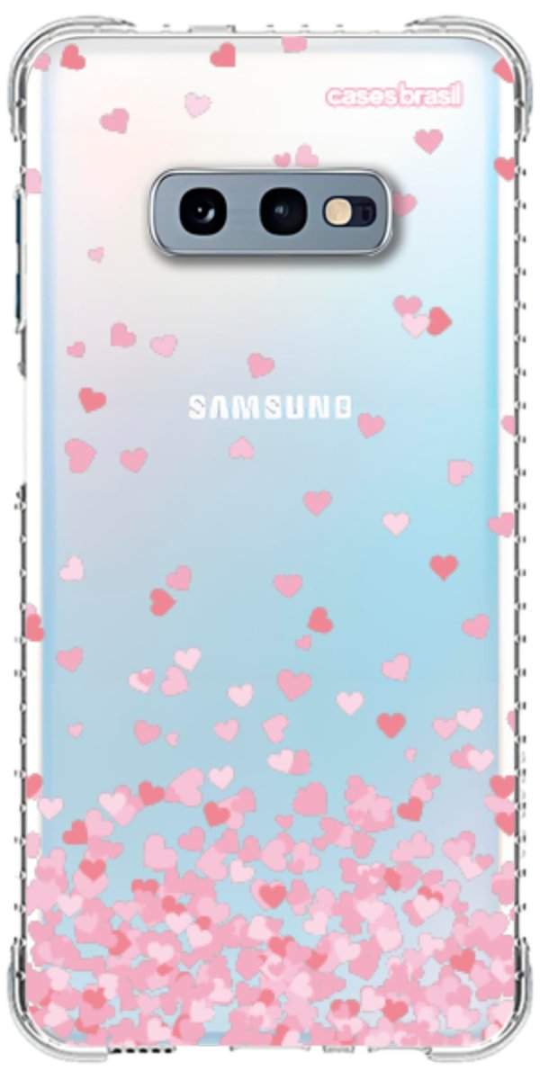 Capinha para Celular Corações Flutuantes