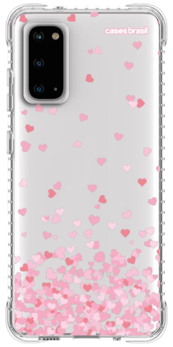 Capinha para Celular Corações Flutuantes