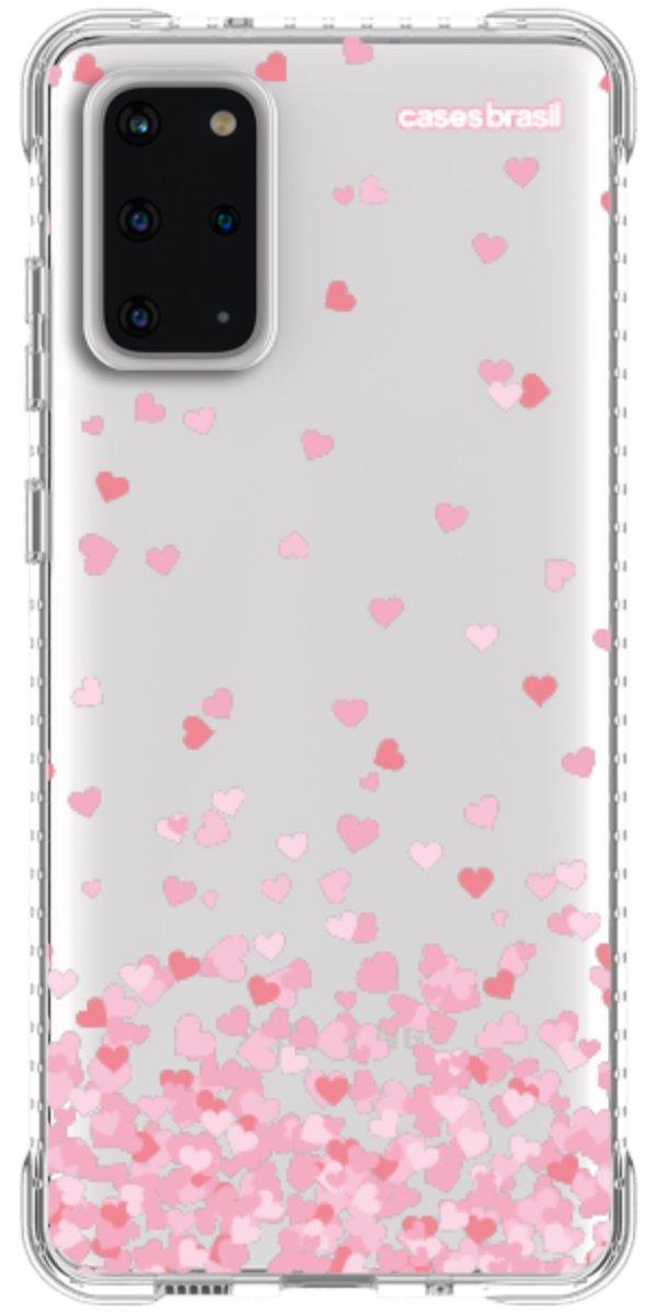 Capinha para Celular Corações Flutuantes