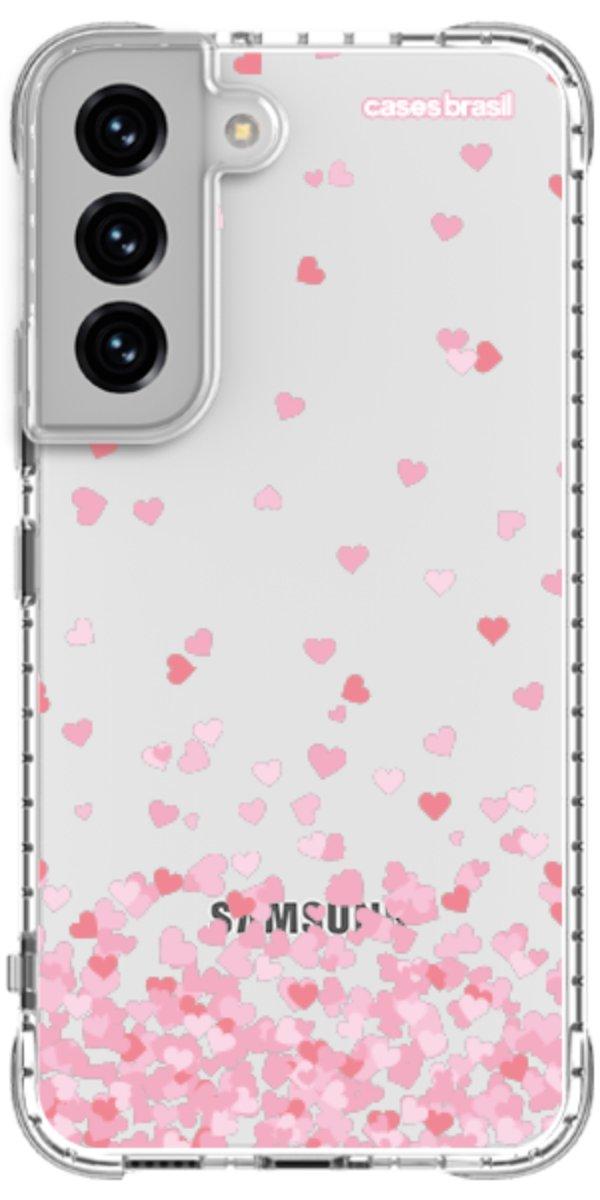 Capinha para Celular Corações Flutuantes