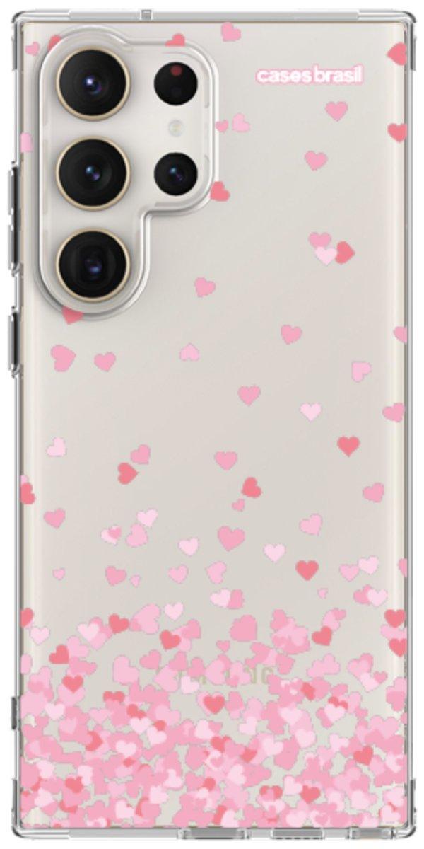 Capinha para Celular Corações Flutuantes