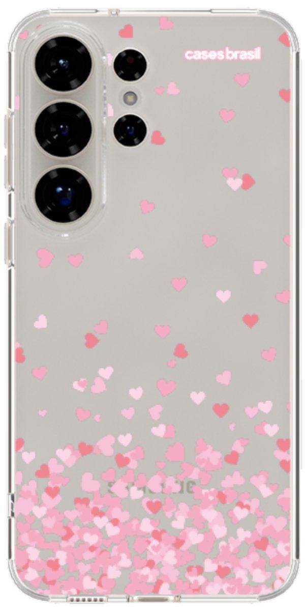 Capinha para Celular Corações Flutuantes