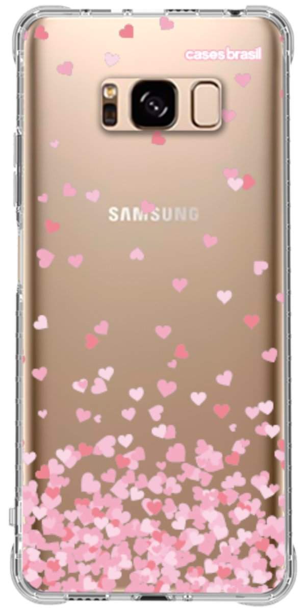Capinha para Celular Corações Flutuantes