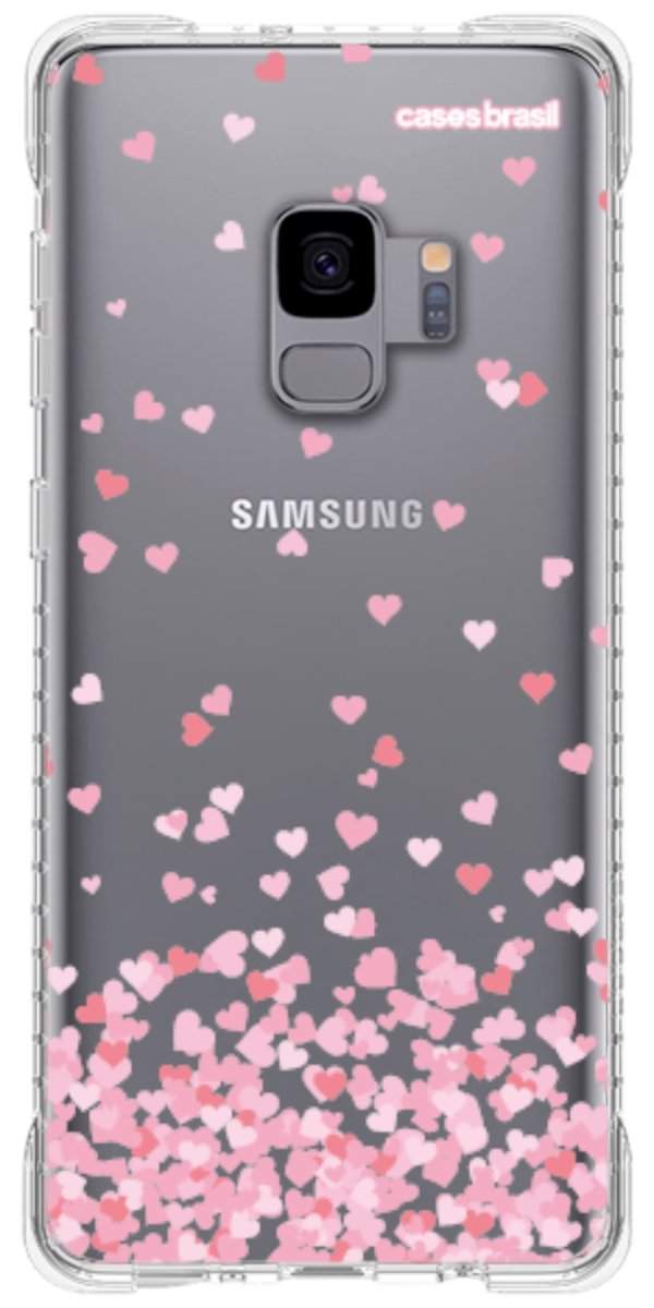 Capinha para Celular Corações Flutuantes