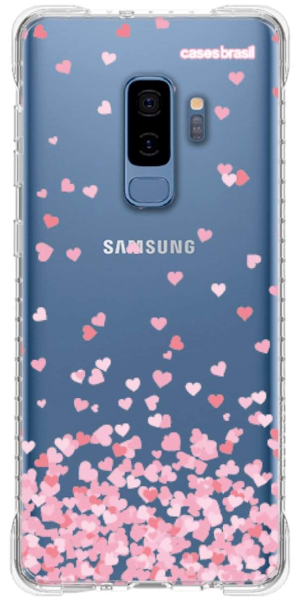 Capinha para Celular Corações Flutuantes