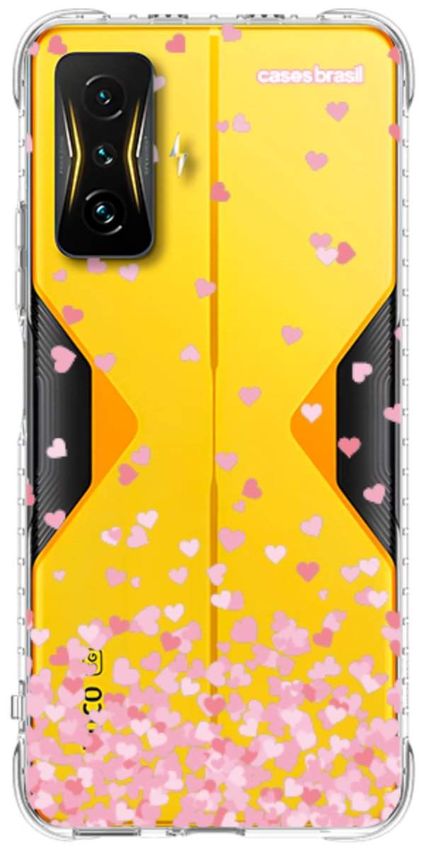 Capinha para Celular Corações Flutuantes