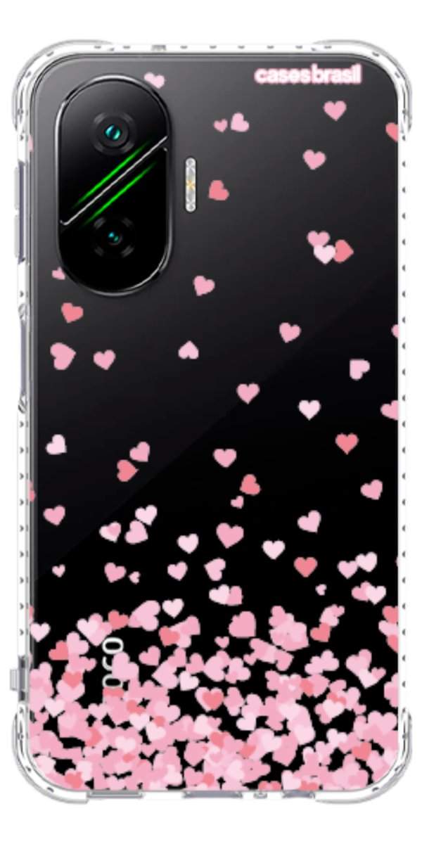 Capinha para Celular Corações Flutuantes
