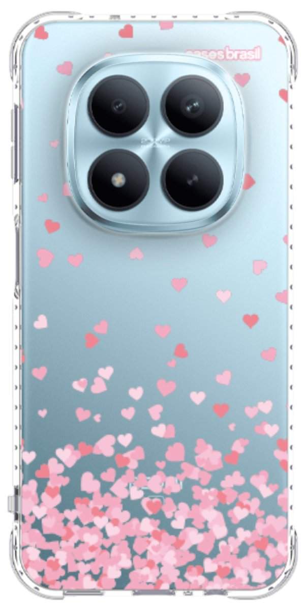Capinha para Celular Corações Flutuantes