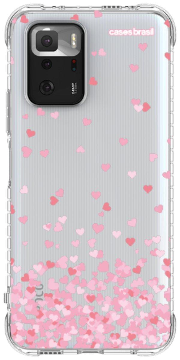 Capinha para Celular Corações Flutuantes