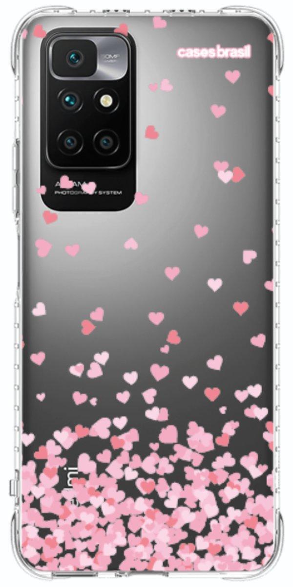 Capinha para Celular Corações Flutuantes