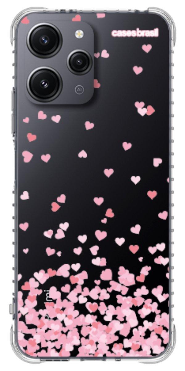 Capinha para Celular Corações Flutuantes