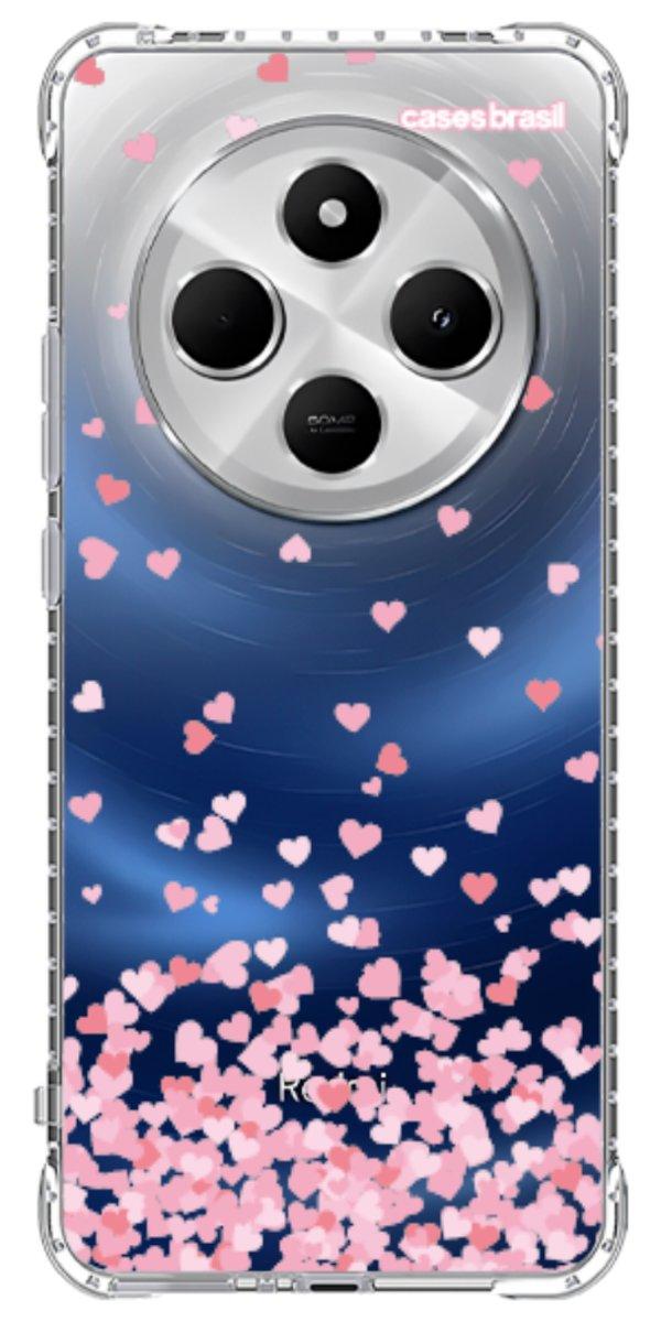 Capinha para Celular Corações Flutuantes