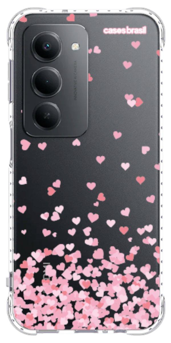 Capinha para Celular Corações Flutuantes