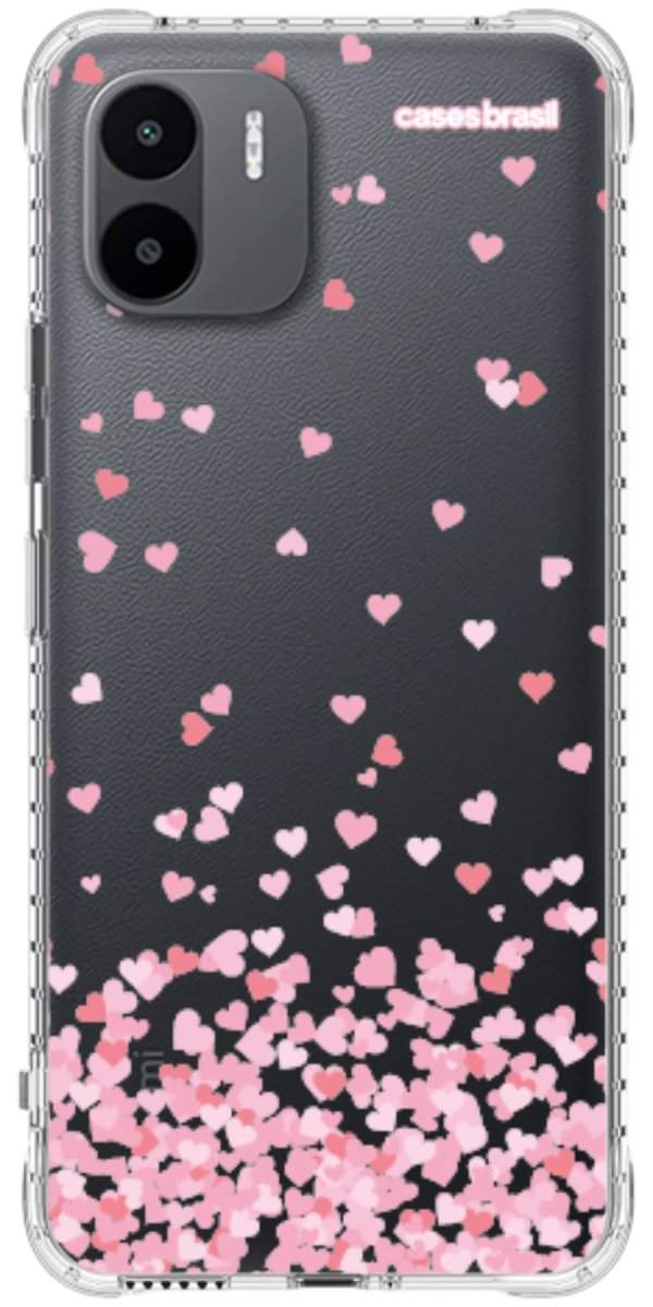 Capinha para Celular Corações Flutuantes