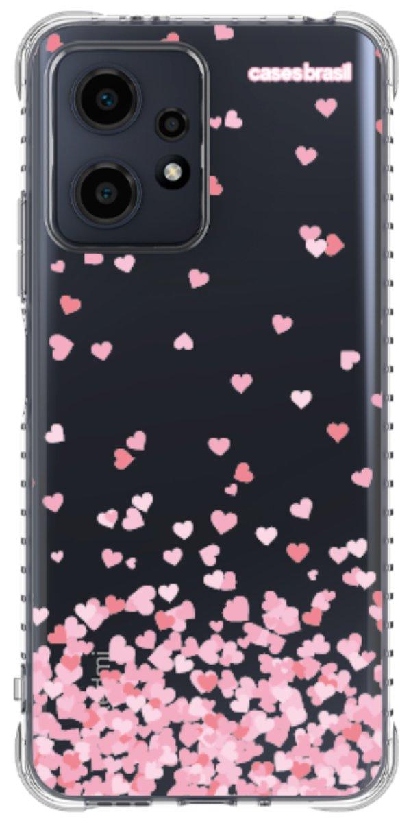 Capinha para Celular Corações Flutuantes