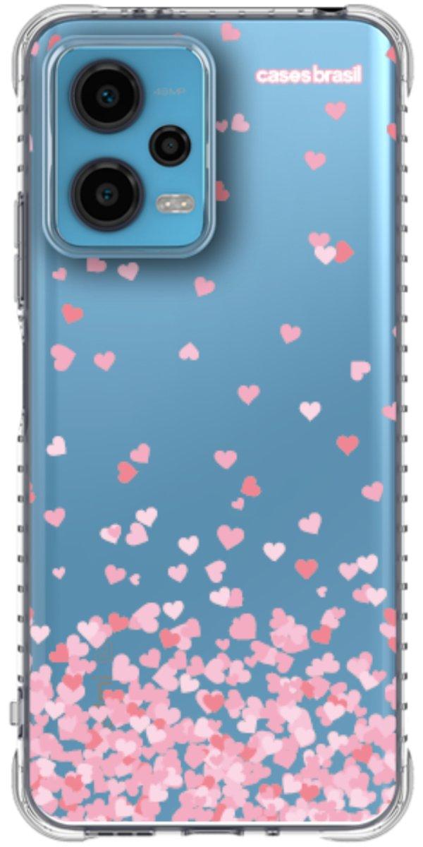 Capinha para Celular Corações Flutuantes
