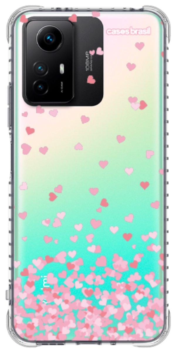 Capinha para Celular Corações Flutuantes