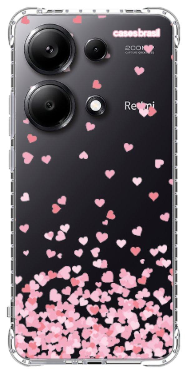 Capinha para Celular Corações Flutuantes
