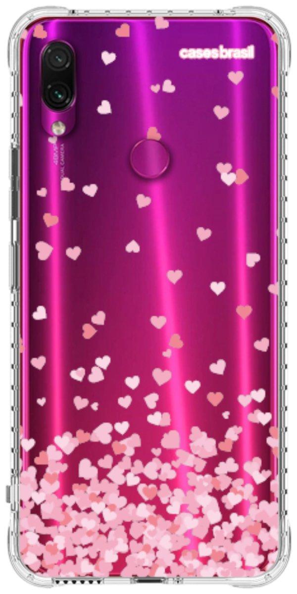 Capinha para Celular Corações Flutuantes