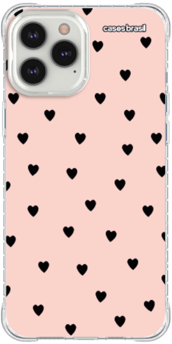 Capinha para Celular Corações Rose