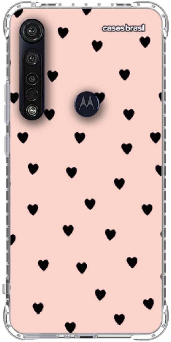 Capinha para Celular Corações Rose