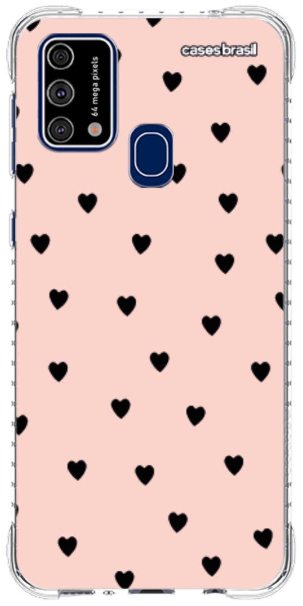 Capinha para Celular Corações Rose