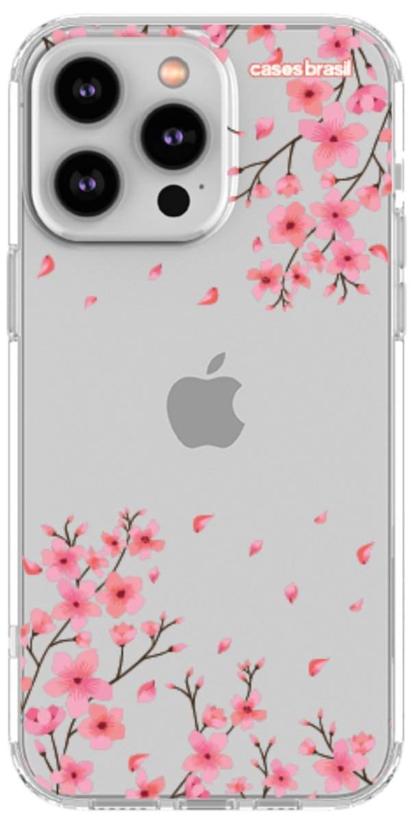 Capinha para Celular Floral Rosinha