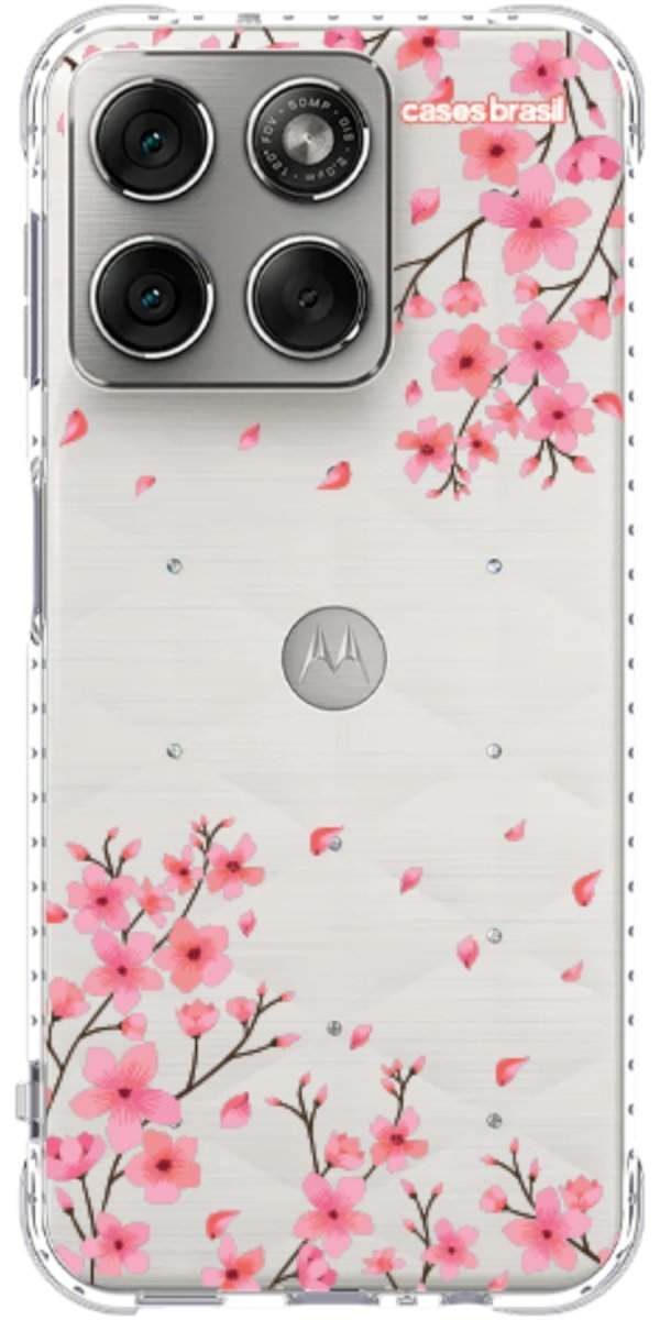 Capinha para Celular Floral Rosinha