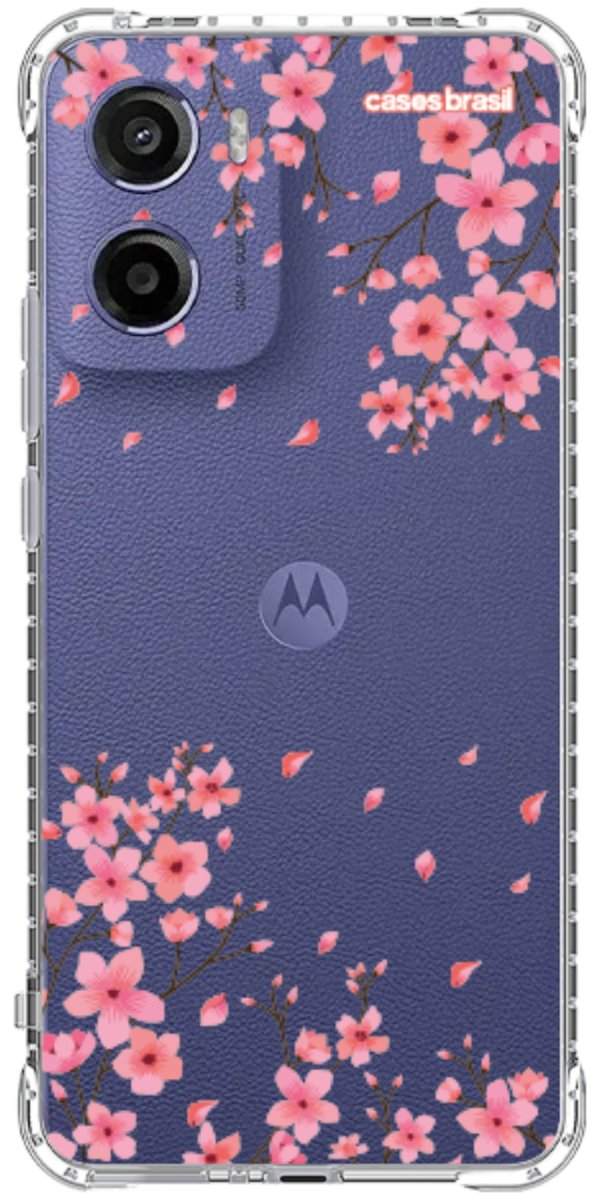 Capinha para Celular Floral Rosinha