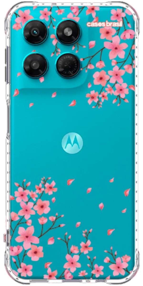 Capinha para Celular Floral Rosinha