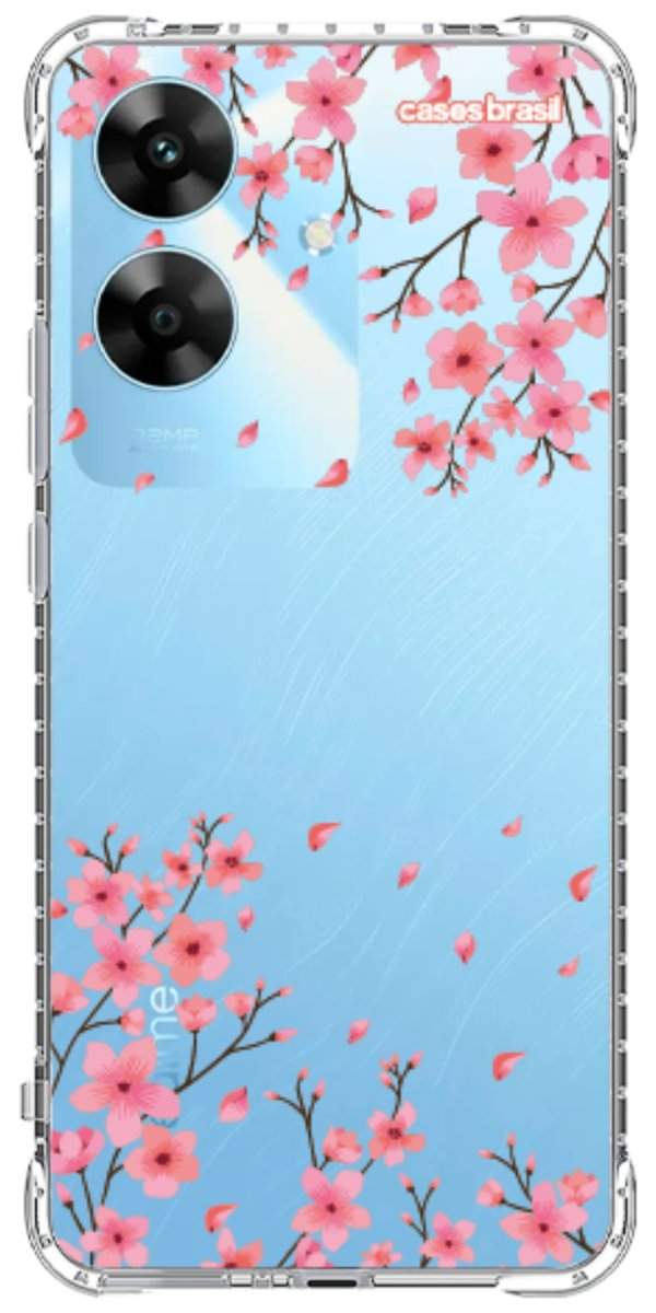 Capinha para Celular Floral Rosinha