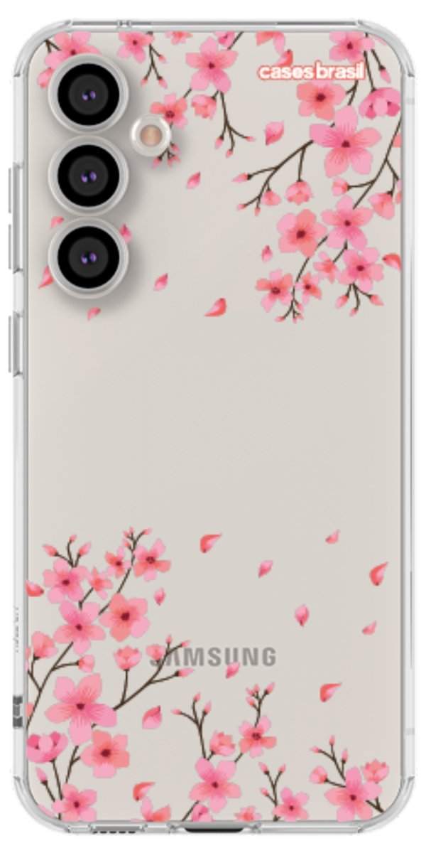Capinha para Celular Floral Rosinha