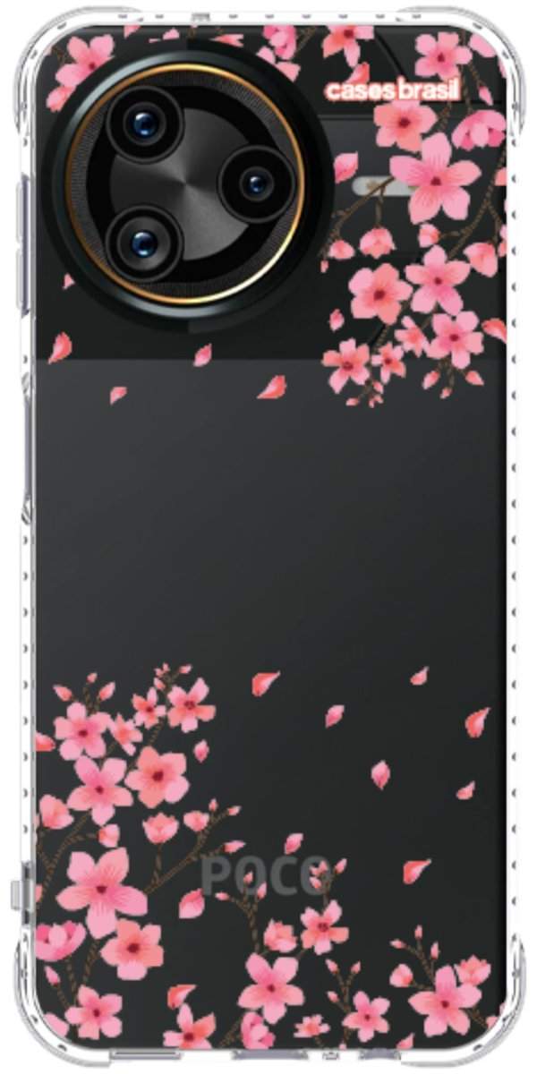 Capinha para Celular Floral Rosinha