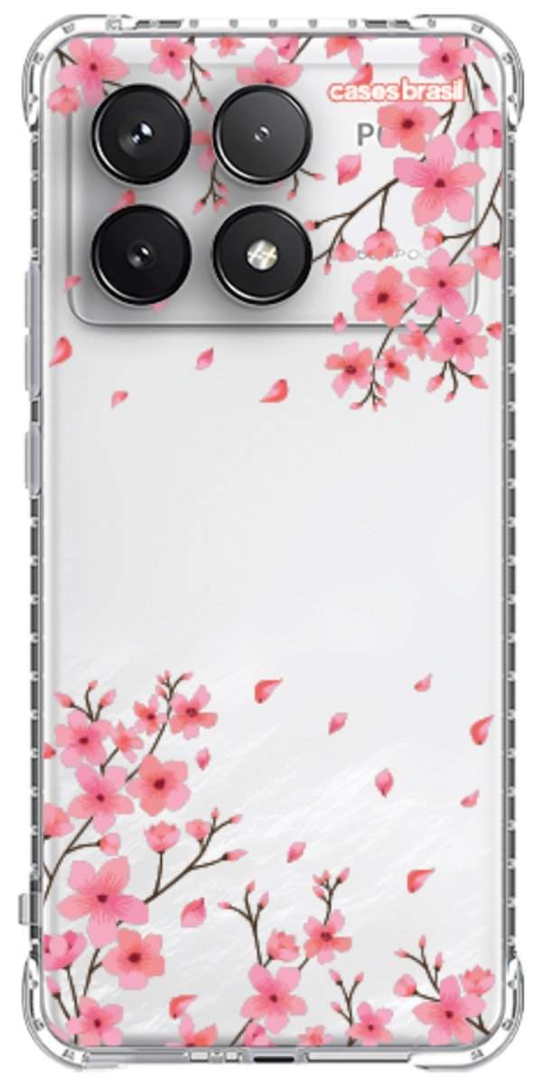 Capinha para Celular Floral Rosinha