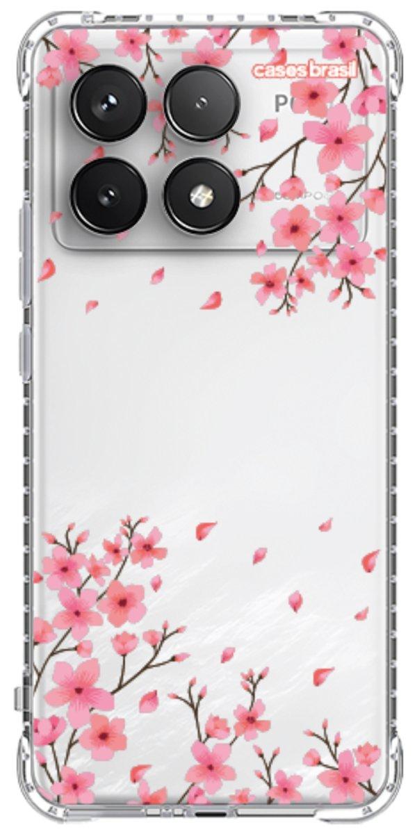 Capinha para Celular Floral Rosinha