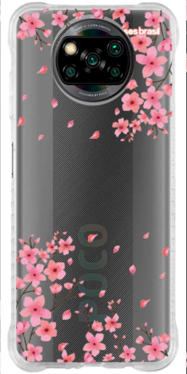 Capinha para Celular Floral Rosinha