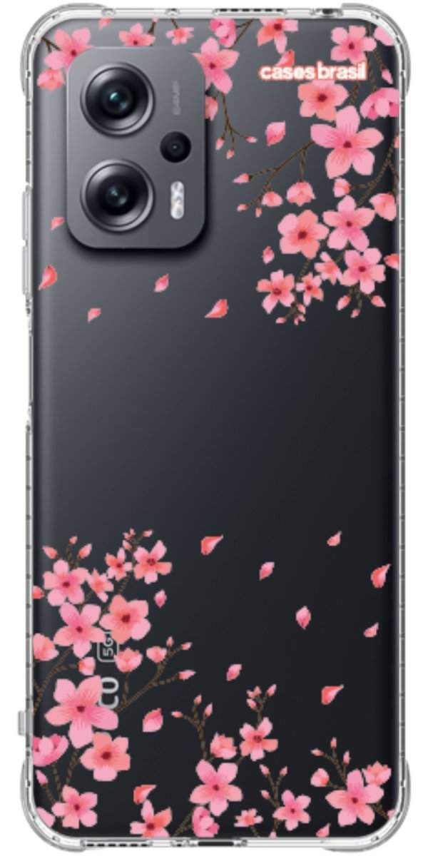 Capinha para Celular Floral Rosinha