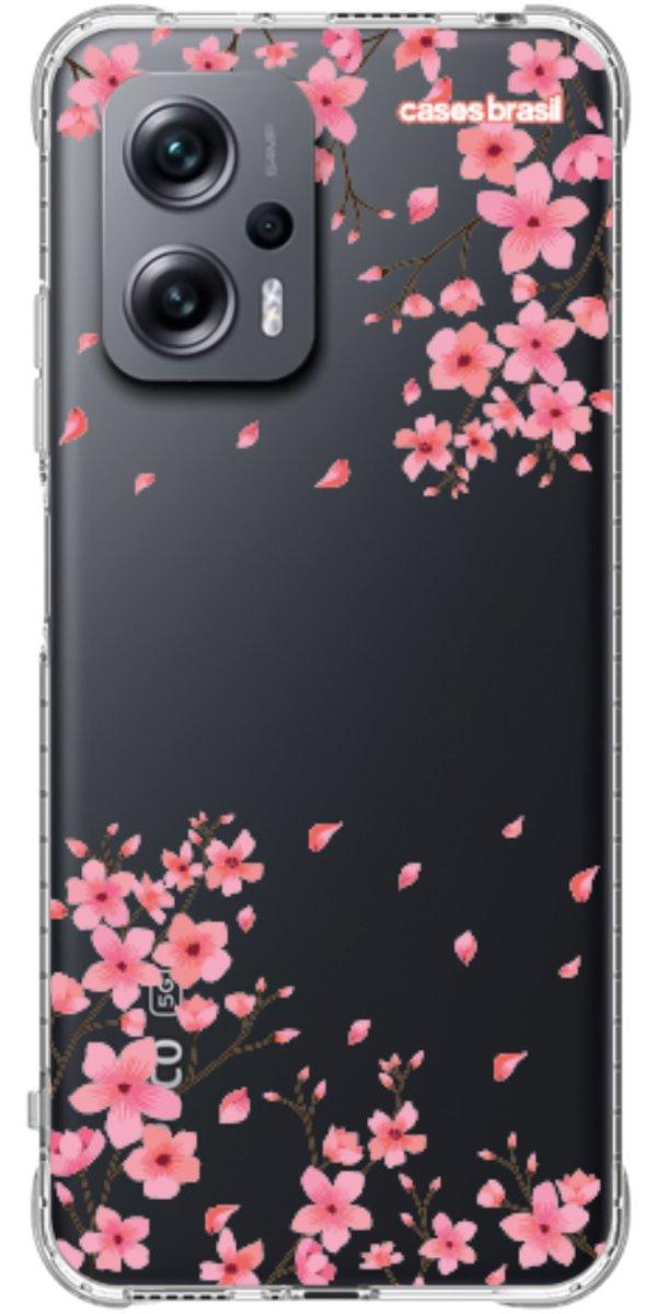 Capinha para Celular Floral Rosinha