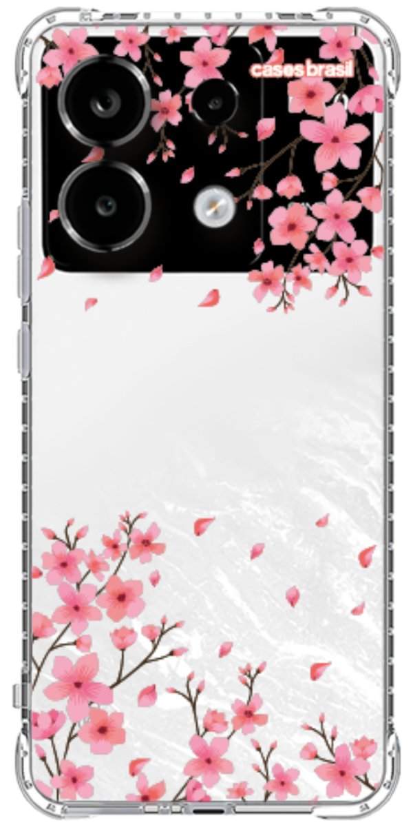 Capinha para Celular Floral Rosinha