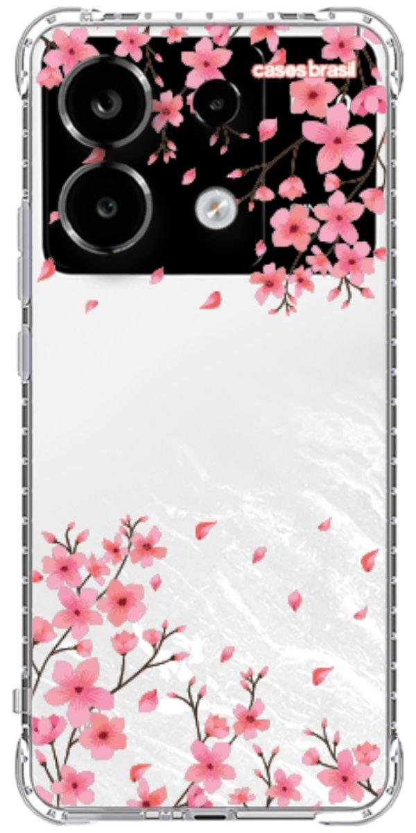 Capinha para Celular Floral Rosinha