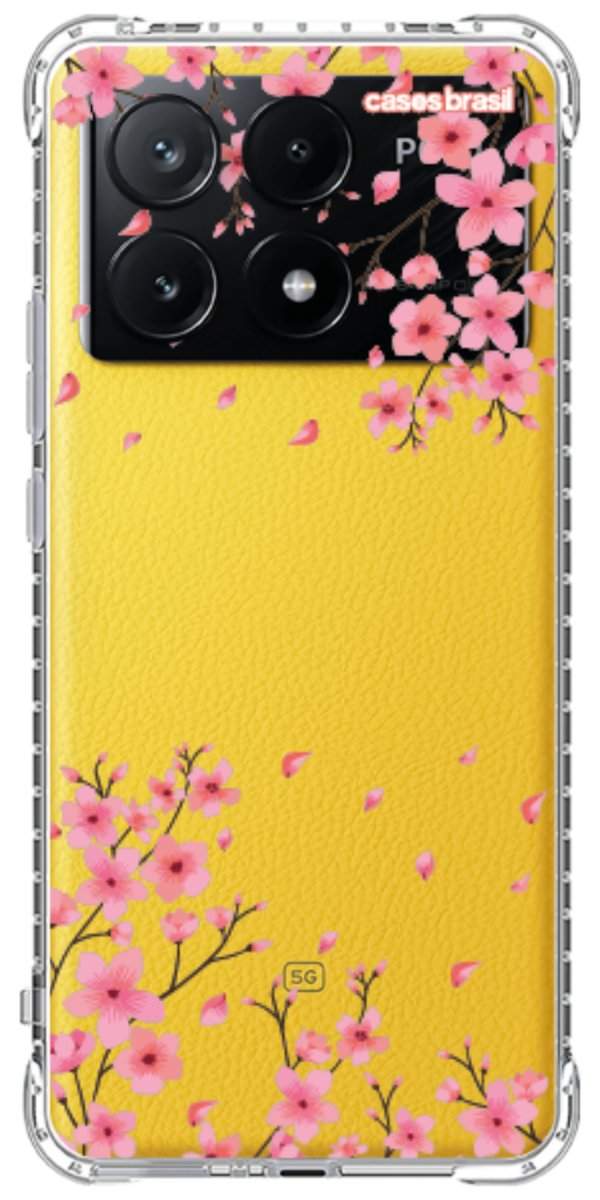 Capinha para Celular Floral Rosinha