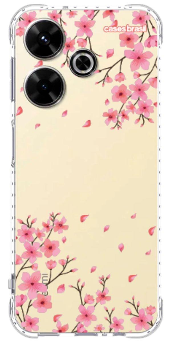 Capinha para Celular Floral Rosinha