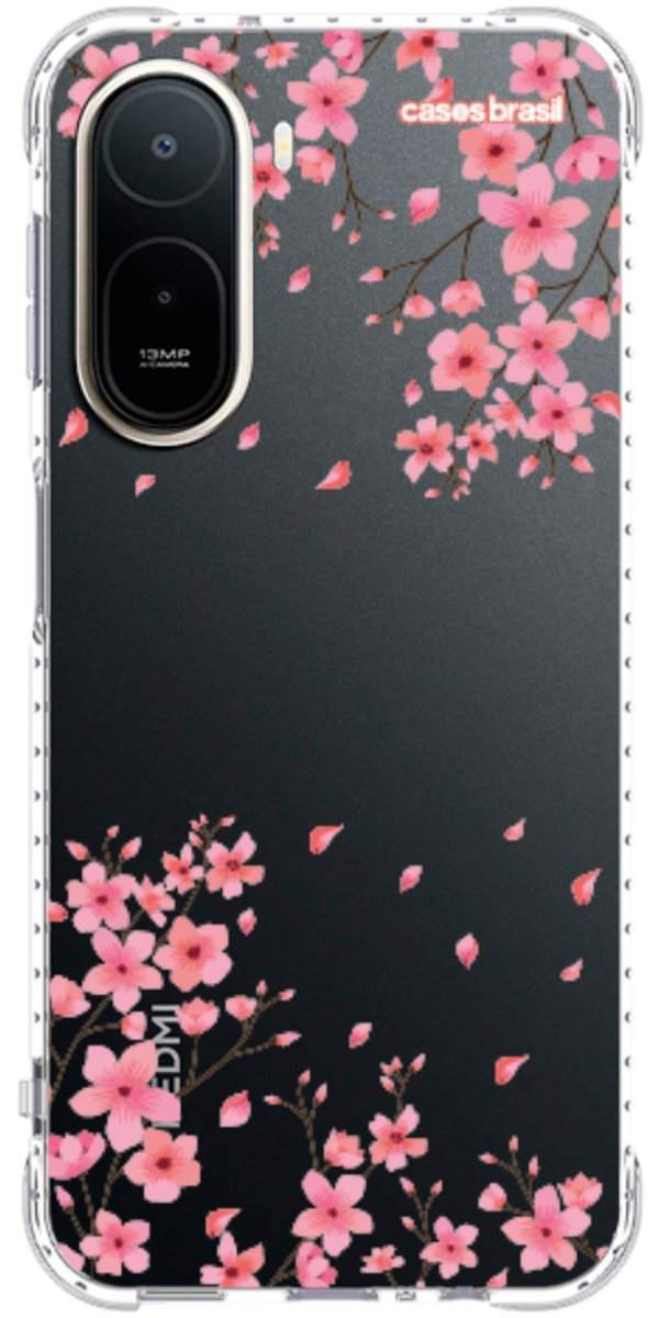 Capinha para Celular Floral Rosinha