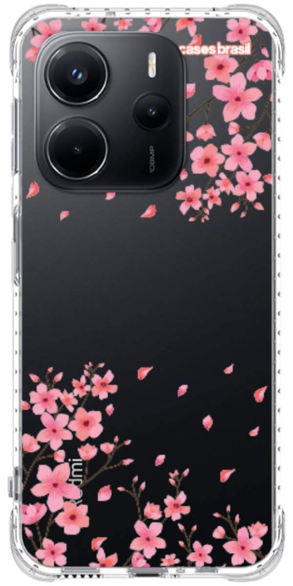 Capinha para Celular Floral Rosinha