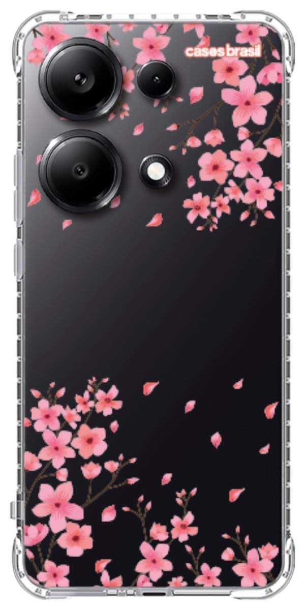 Capinha para Celular Floral Rosinha